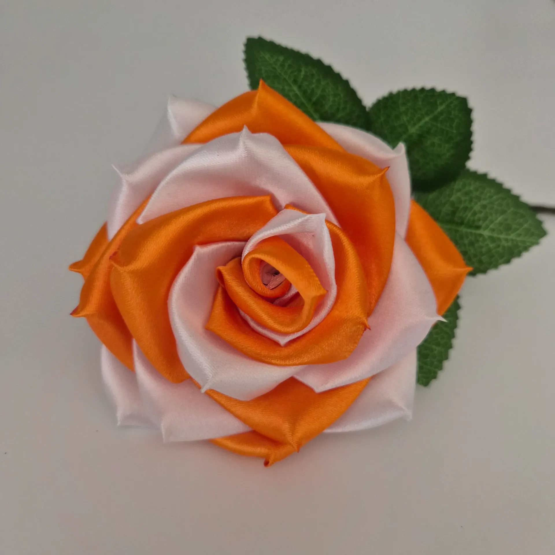 Rose Mixte : Orange & Blanche