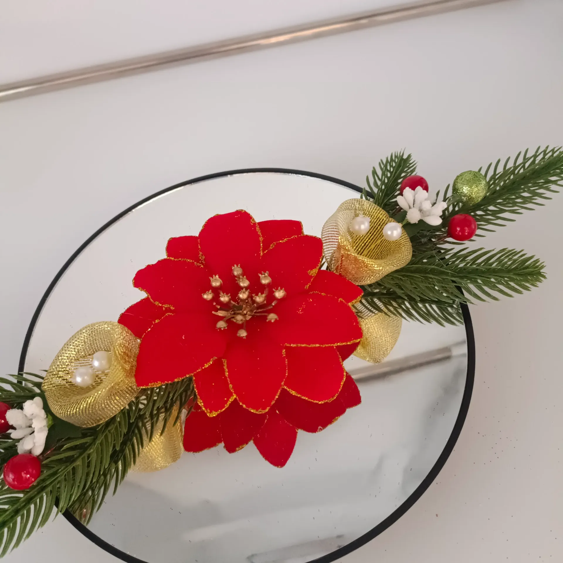 Red Christmas Poinsettia